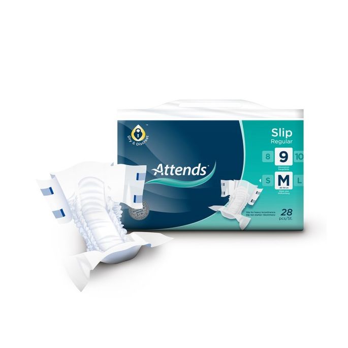 ATTENDS Slip Regular 9 M, 28 stuks
