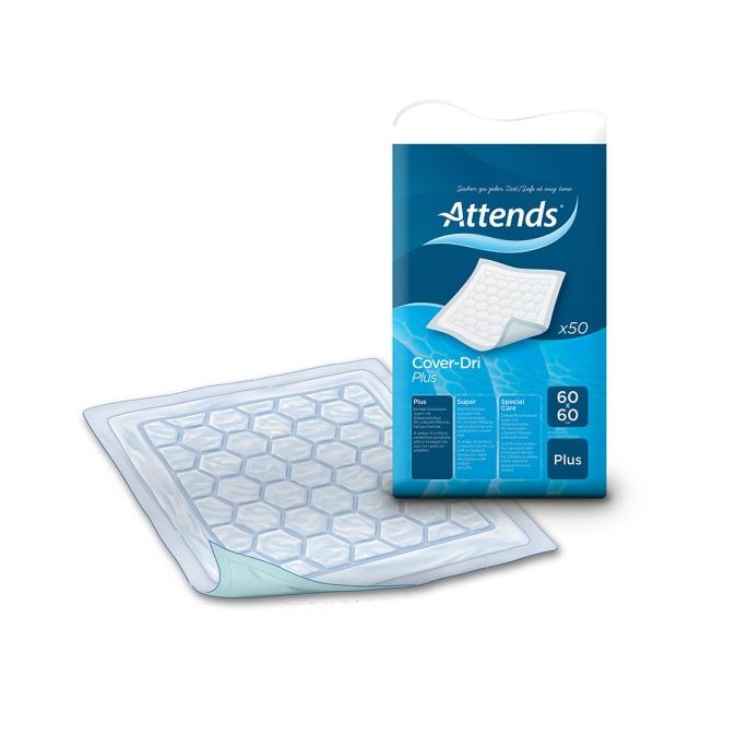 ATTENDS Cover Dri Plus 60 x 60 cm, 50 stuks