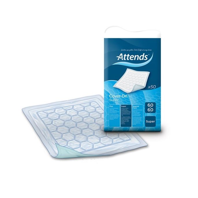 ATTENDS Cover Dri Super 60 x 60 cm, 50 stuks