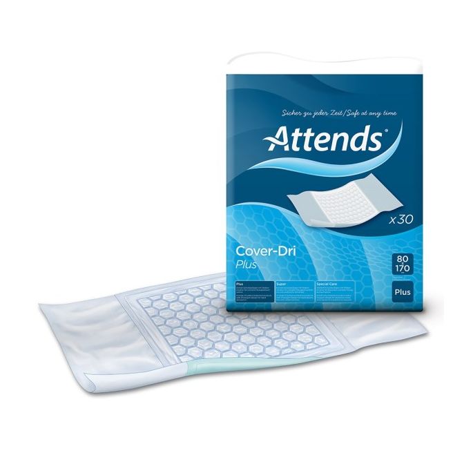 ATTENDS Cover Dri Plus 80 x 170 cm, 30 stuks