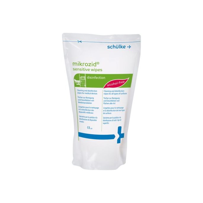 Mikrozid® Sensitive Wipes Jumbo, 12 navullingen 