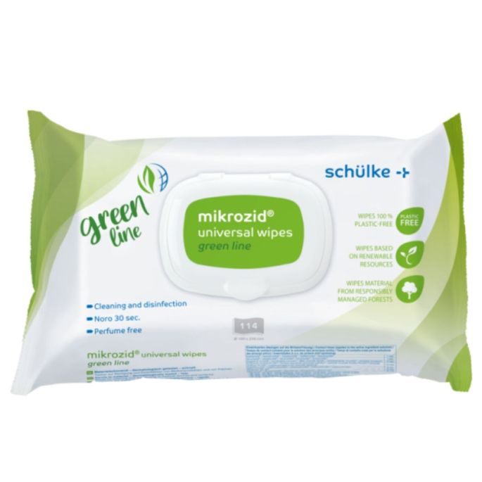 Mikrozid® Universal Wipes Green Line, 6 x 114 tissues