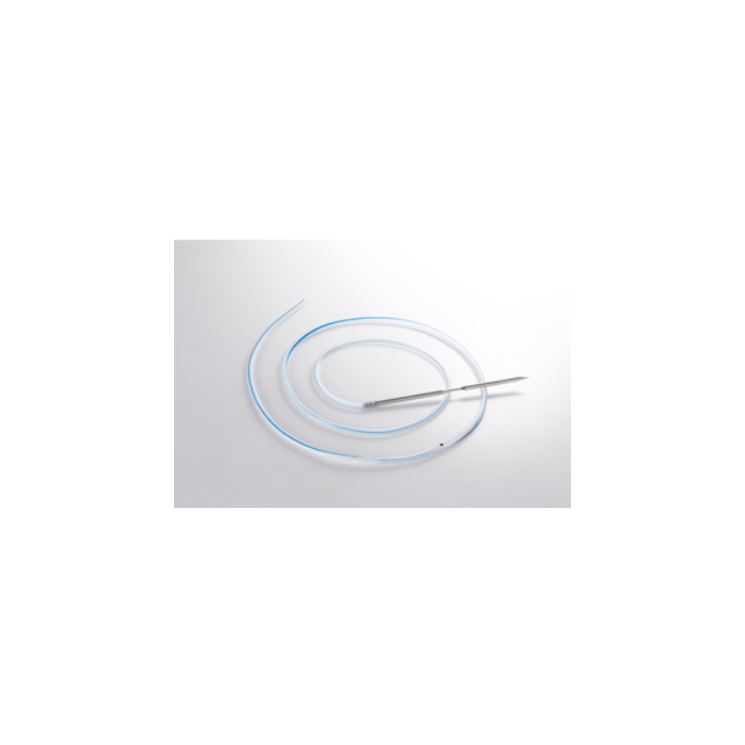 Blake Silicone Drain Round 19 FR, Fluted, Hubless, 1/4 inch Bendable Trocar, 2232, 10 stuks