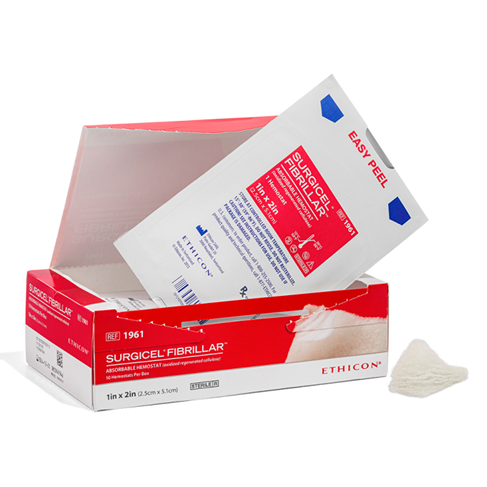 Surgicel Fibrillar 5,1 cm x 10,2 cm, 10 stuks