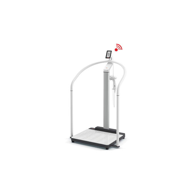 seca Scale-up Line EPD-gevalideerde weegschaal met ID-Display en leuning