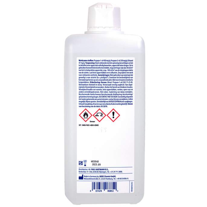 Bacillol AF oppervlakte desinfectiemiddel 1000 ml