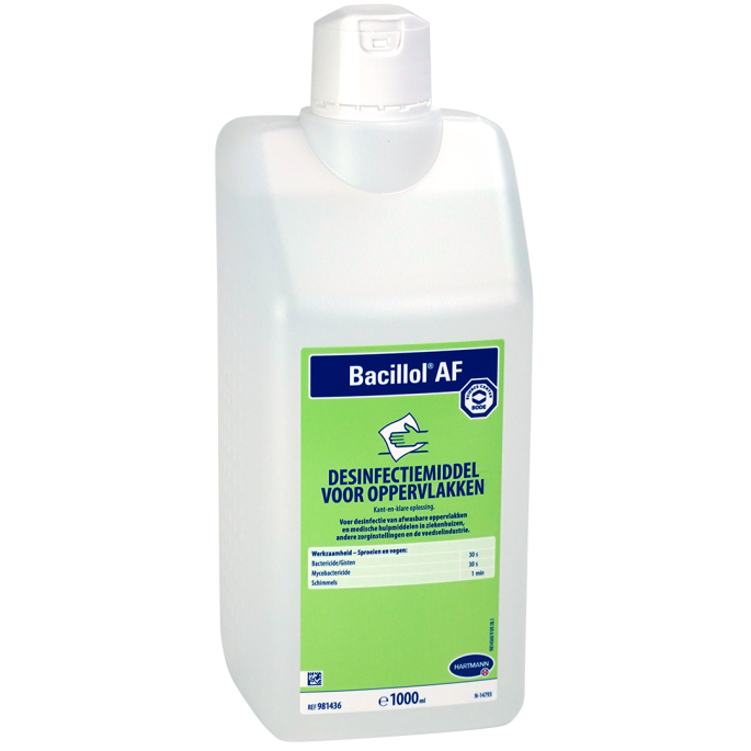 Bacillol AF oppervlakte desinfectiemiddel 1000 ml