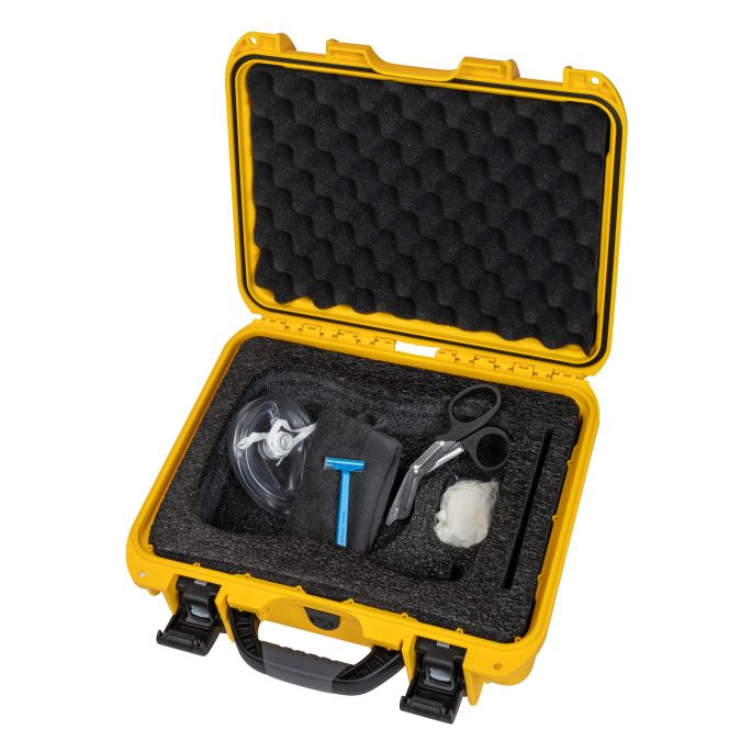 Waterdichte harde koffer voor Defibtech Lifeline AED inclusief safeset