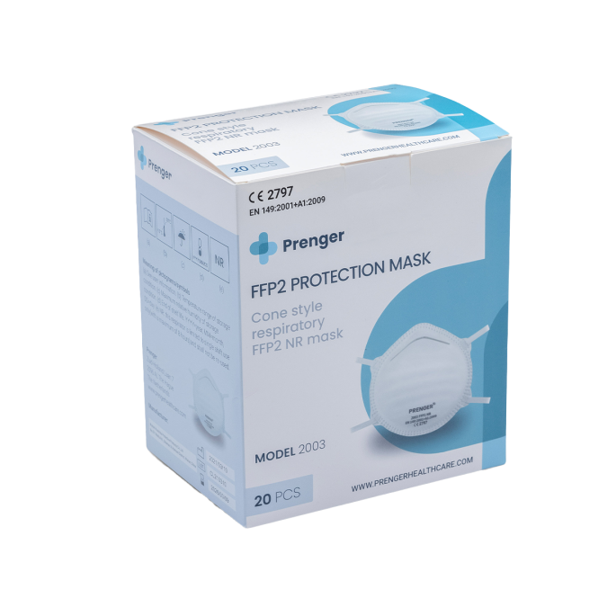 Prenger FFP2 Mondmaskers Voorgevormd, 20 stuks