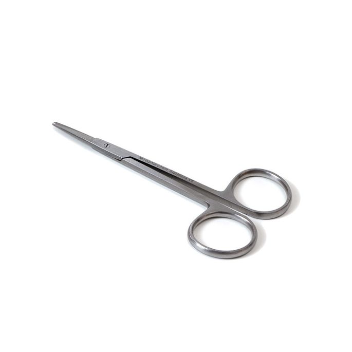 Irisschaar spits/spits 9 cm recht RVS
