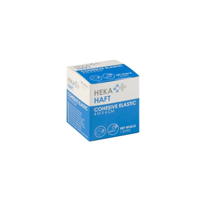 HEKA Haft Cohesive windsel 4 m x 6 cm, 5 stuks