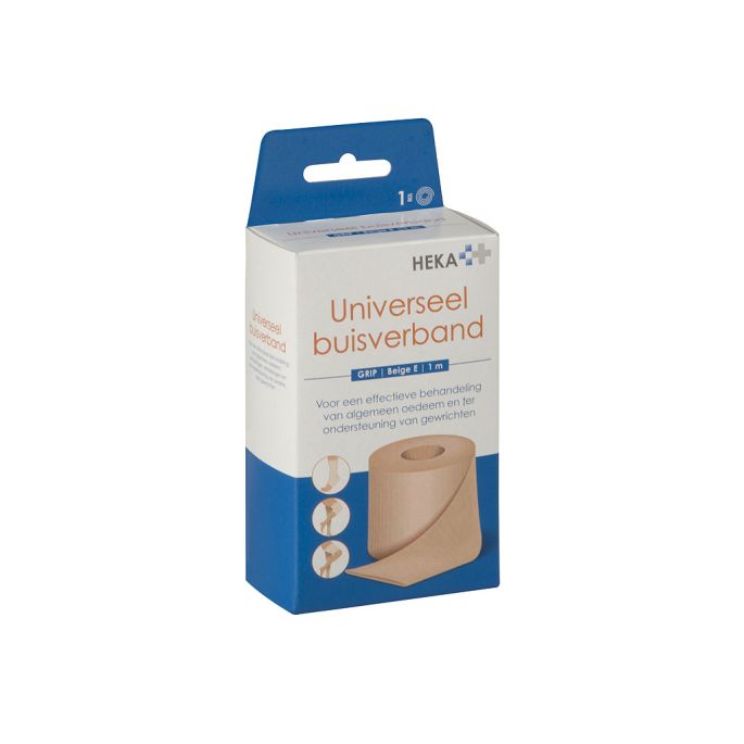 HEKA Grip compressie beige maat E 1 m