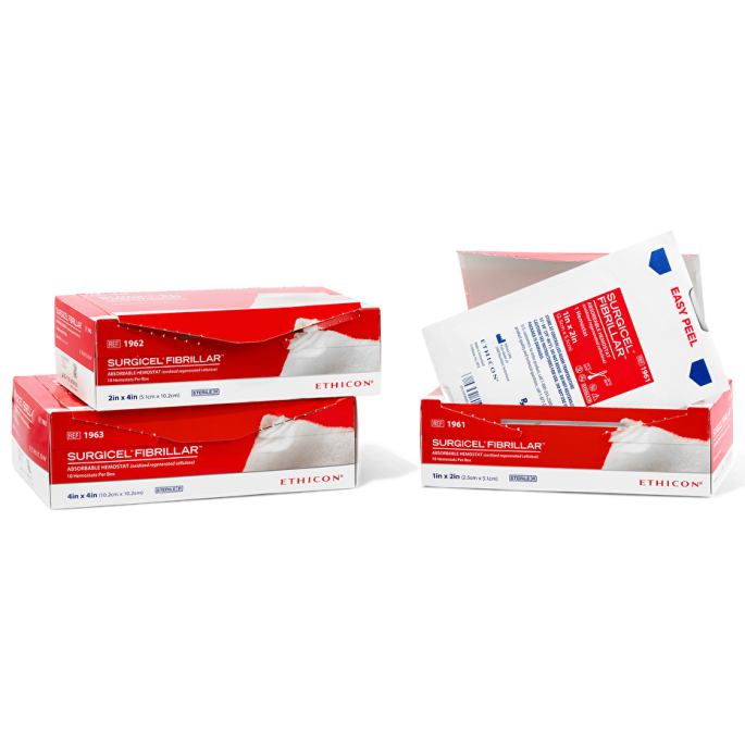 Surgicel Fibrillar 5,1 cm x 10,2 cm, 10 stuks