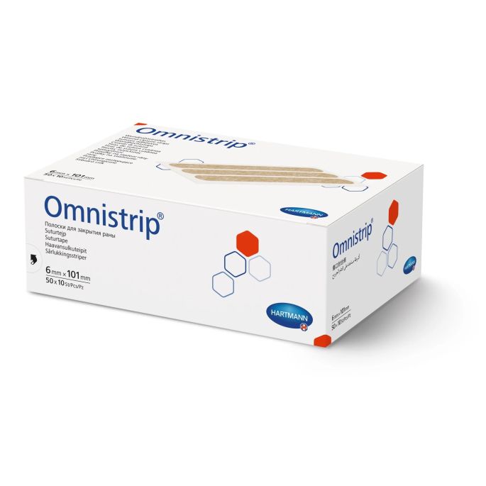 Omnistrip wondhechtstrips, 6 x 101 mm, 50 x 10 (2x5) stuks