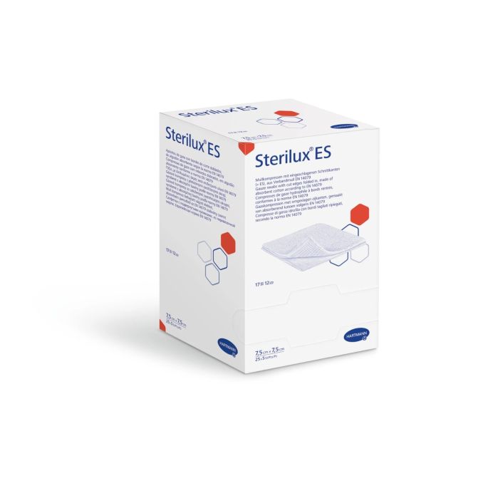 Sterilux gaaskompressen steriel 10 x 10 cm, 25 x 5 stuks