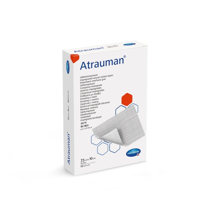 Atrauman zalfkompres steriel 7,5 x 10 cm, 50 stuks