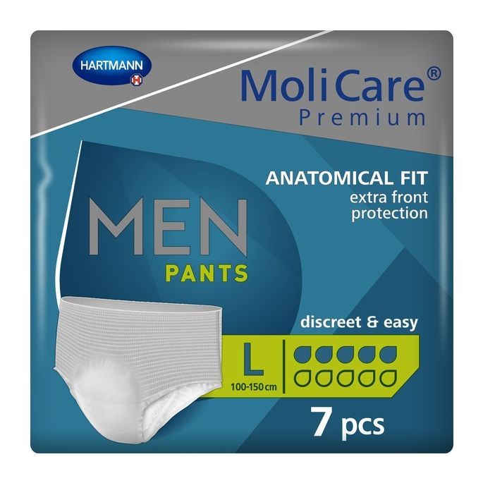 MoliCare Premium MEN PANTS L, 5 druppels, 7 stuks