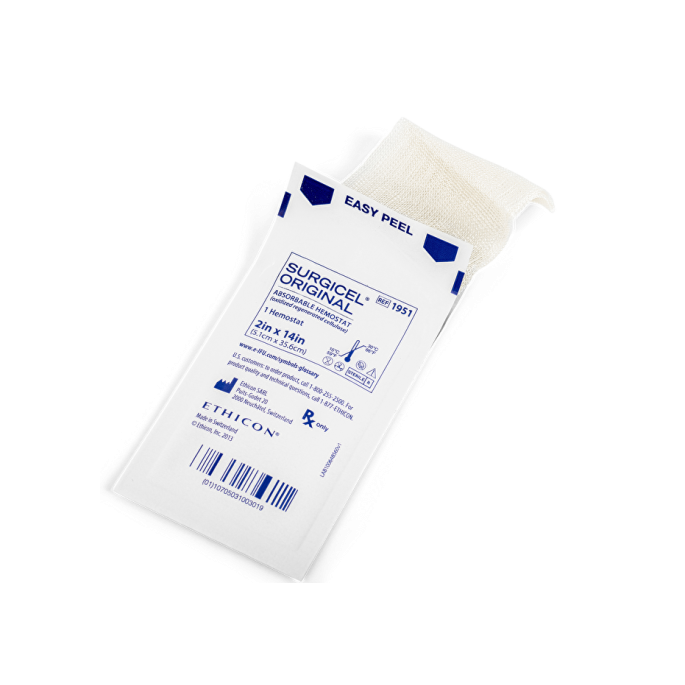 Surgicel 1,25 cm x 5 cm, 10 stuks