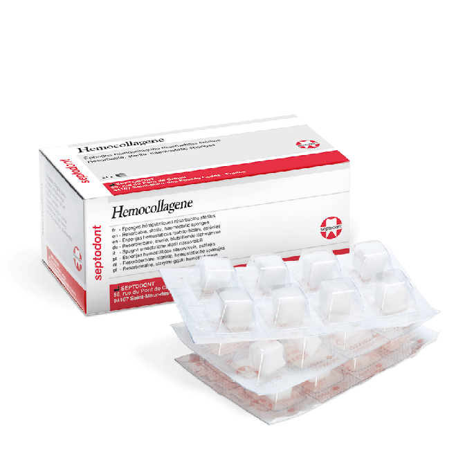 Septodont Hemocollagene hemostatische collageen sponsjes