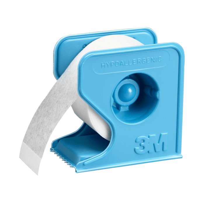 3M Micropore op dispenser 2,5 cm x 9,1 m, 12 rollen