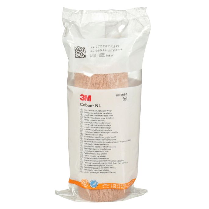 3M Coban Zelfhechtende zwachtel beige 2,5 cm x 4,5 m (uitgerekt), 4 rollen