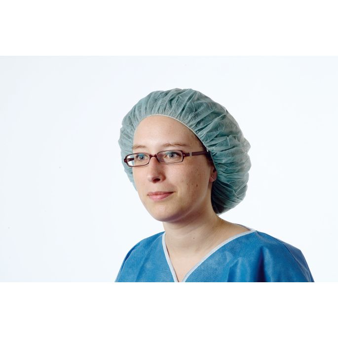 Foliodress cap Comfort Universal groen, 100 stuks