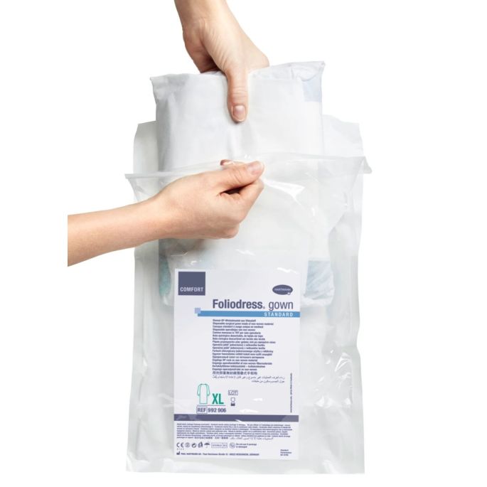 Foliodress Comfort Basic operatiejas XL Peel & Go, 32 stuks
