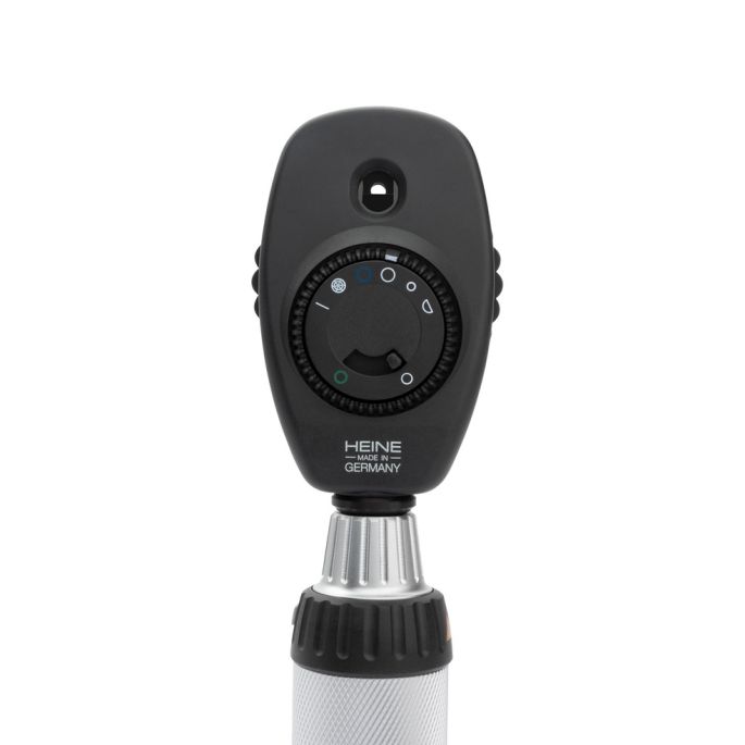 Heine BETA 200 F.O. Diagnostische set met BETA 200 Ophthalmoscoop, BETA 200 F.O. Otoscoop en LED BETA batterijhandvat