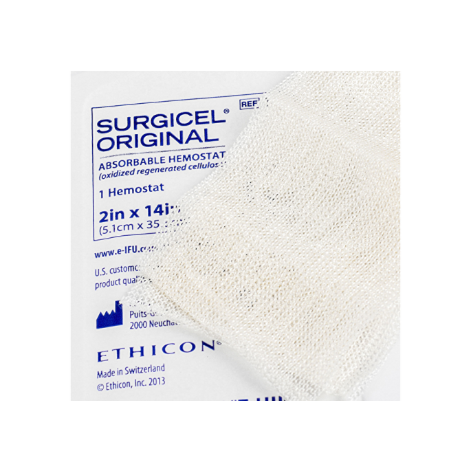 Surgicel 1,25 cm x 5 cm, 10 stuks