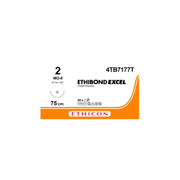 Ethibond Excel 2groen/2wit 2, MO-6 naald, 4TB7177T, 24 stuks