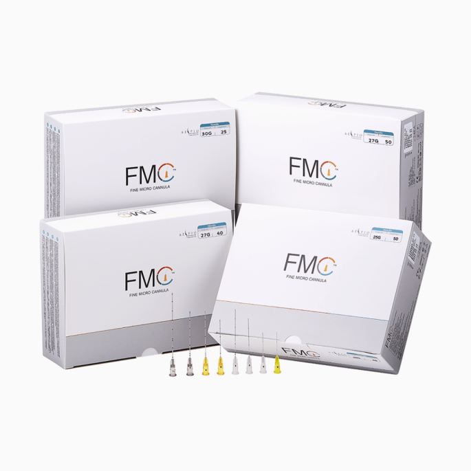 Aespio FMC fine micro canule stomp 22G x 70 mm, 24 stuks