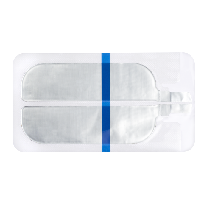 3M Diathermieplaat Serie 8100 patiëntenplaat met gescheiden velden zonder kabel 19,1 x 11,3 cm