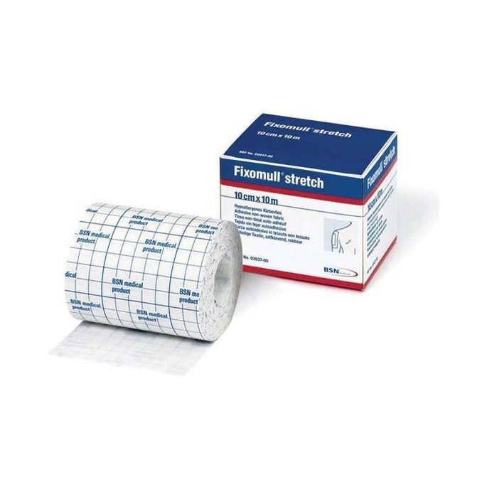 Fixomull Stretch fixatiepleister 10 cm x 10 m, per stuk
