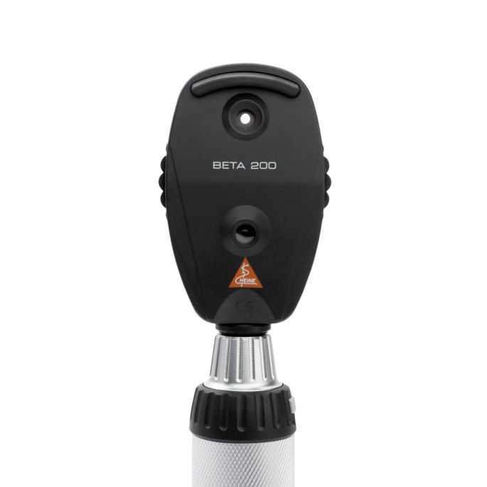 Heine BETA 200 F.O. Diagnostische set met BETA 200 Ophthalmoscoop, BETA 200 F.O. Otoscoop en LED BETA batterijhandvat