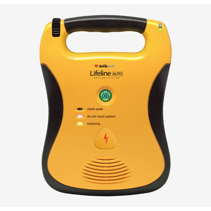 Defibtech Lifeline AUTO SG + wandkast tas safeset en sticker