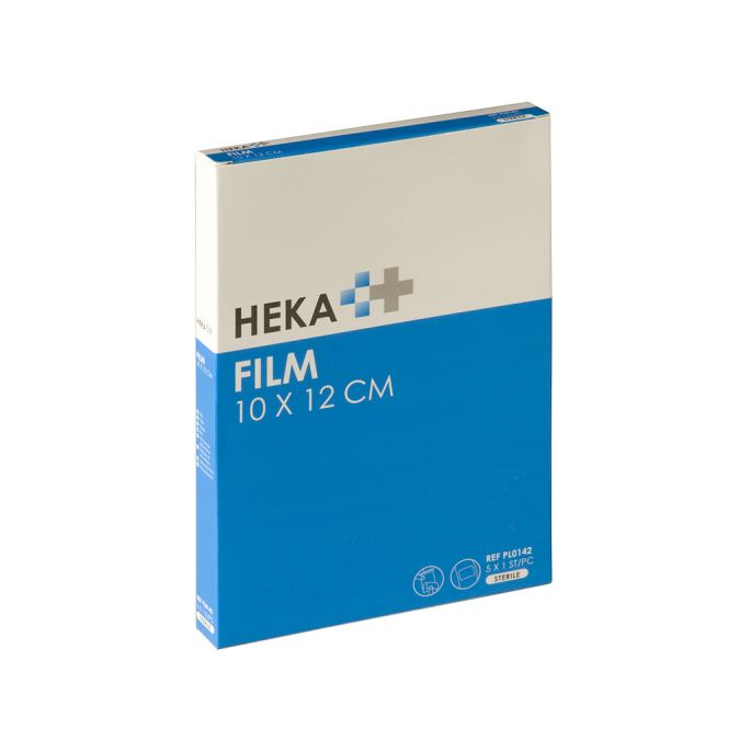 HEKA film 10 x 12 cm steriel, 5 stuks