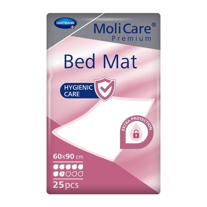 MoliCare Premium Bed Mat, 7 druppels, 60 x 60 cm, 25 stuks