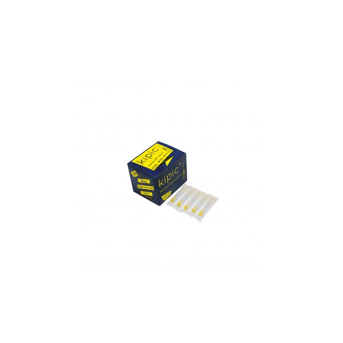 KIPIC injectienaald 30G x 25 mm, geel, steriel Luer-Lock, 100 stuks