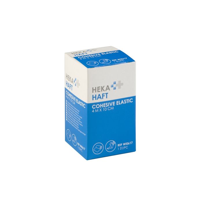 HEKA Haft Cohesive windsel 4 m x 10 cm, 5 stuks