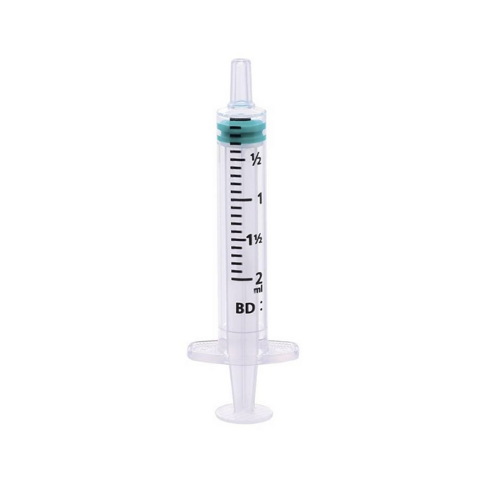 BD Emerald 3-delige spuit 2 ml, 100 stuks