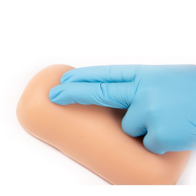 Strap-on vaccinatietrainer voor IM en subcutane injectie