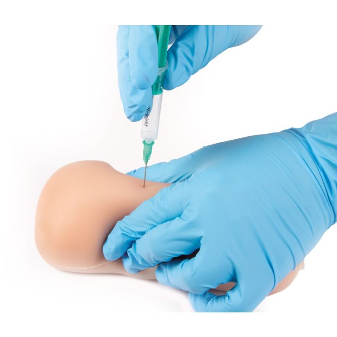 Strap-on vaccinatietrainer voor IM en subcutane injectie