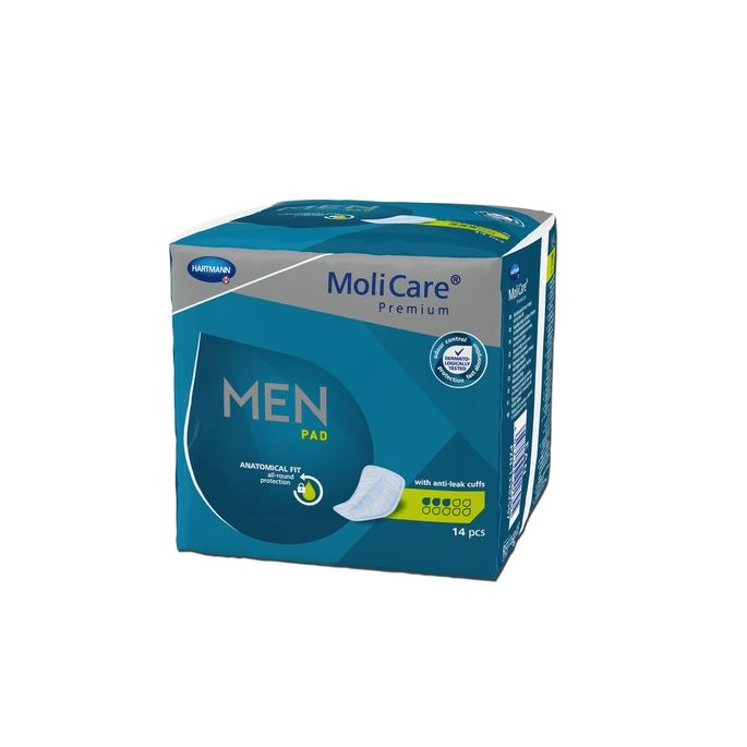 MoliCare Premium Men pad, 3 druppels, 14 stuks