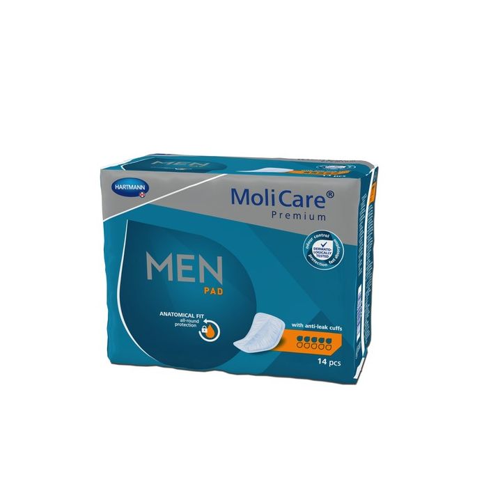 MoliCare Premium Men pad, 5 druppels, 14 stuks
