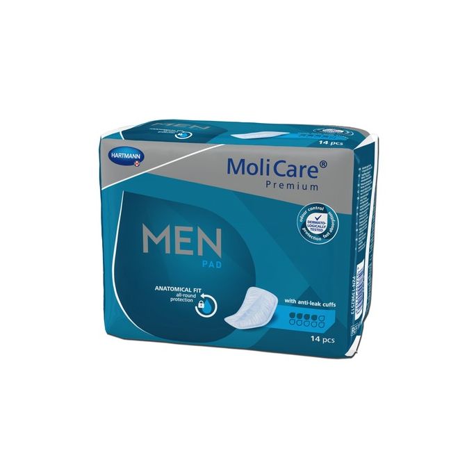 MoliCare Premium Men pad, 4 druppels, 14 stuks