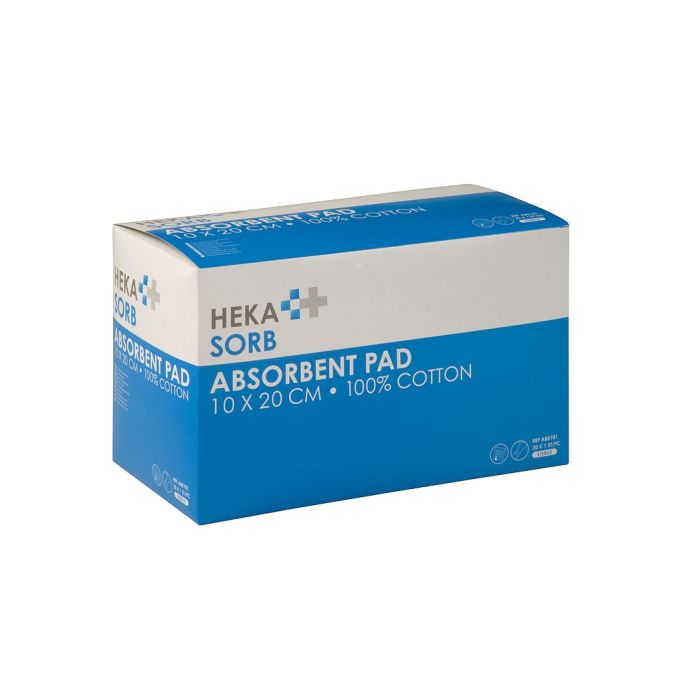 HEKA Sorb absorberend verband 10 x 20 cm steriel, 30 stuks