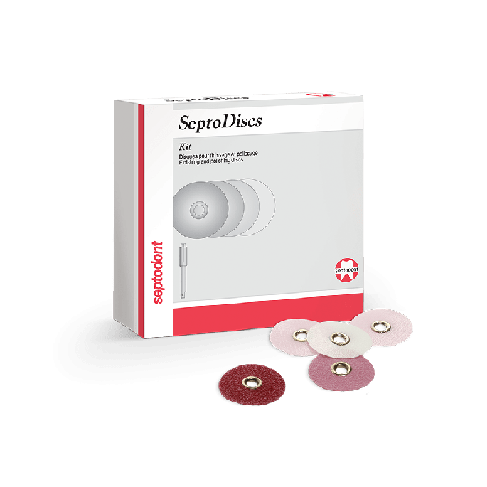 SeptoDiscs polijstschijven assortiment met pop-on mandrel