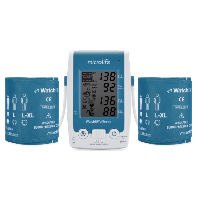 Microlife simultaan bilaterale bloeddrukmonitor met AFIB