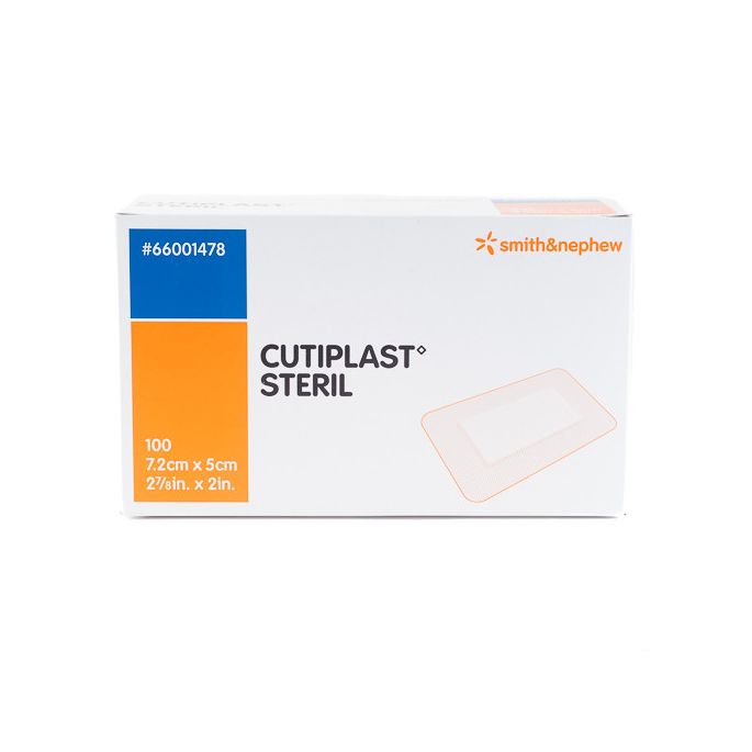 CUTIPLAST steriel klevend wondverband, 7,2 x 5 cm, 100 stuks