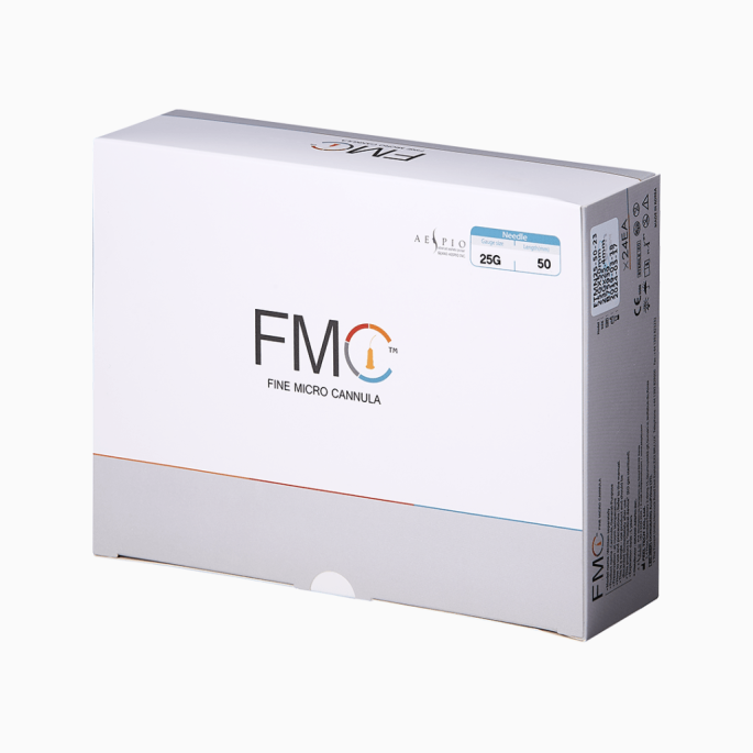 Aespio FMC fine micro canule stomp 22G x 70 mm, 24 stuks